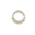 925 Sterling Silver K Gold Fancy Eternity Ring for Women